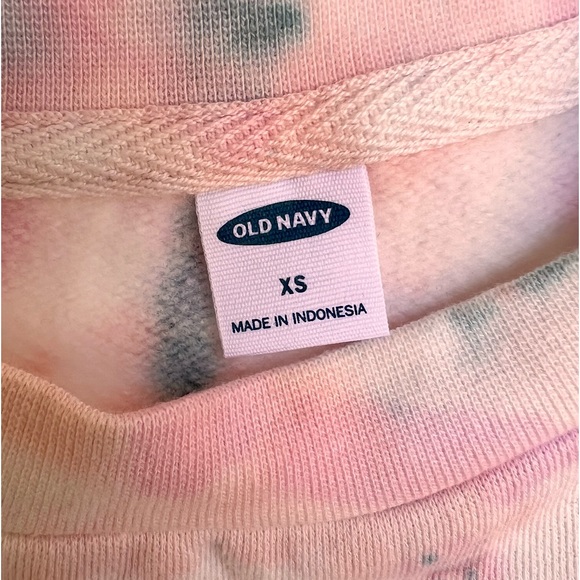 NWT Old Navy tie dye crop sweatshirt size XS - Picture 6 of 9